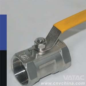 Threaded Stainless Steel Ball Valve (One Piece Body)
