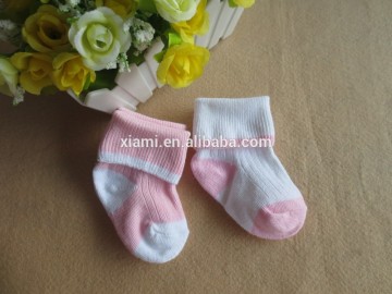 factory direct sale 100% cotton custom special color trap cheap baby socks