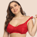 Reggiseno senza fili RTS lingerie in pizzo trasparente D coppa Reggiseno 38DD