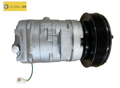 Excavator air conditioning compressor