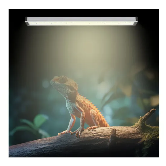 Dust-Free Eye Protection LED Linear Grow Light for Reptiles - 48", 120V