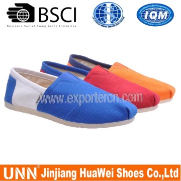 Hot sale OEM China canvas shoes flag shoes 2016