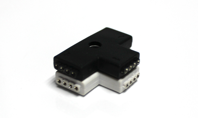 Conector de adaptador LED em forma de T