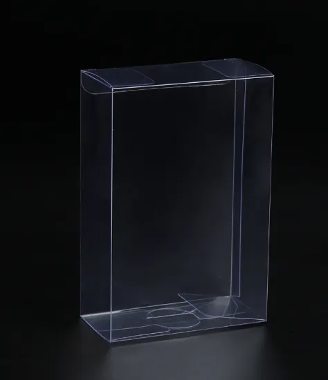 Gift Folding Clear PET Transparent Plastic Box