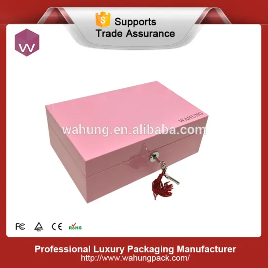 High quality wooden jewelry box packaging