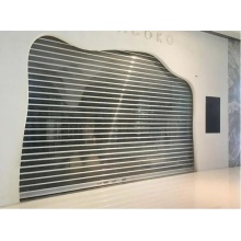 Commercial Transparent Crystal Rolling Shutter Door