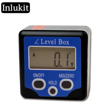Digital Bevel Box Gauge: 3 Strong Disk Magnet Angle Finder Protractor Inclinometer