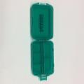 Plastic portable sealed double-layer pill case