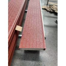 Brick Grain Metal Panels Red Brick Texture Polyurethane Insulated Panels for Exterior Wall Renovation Manufactory