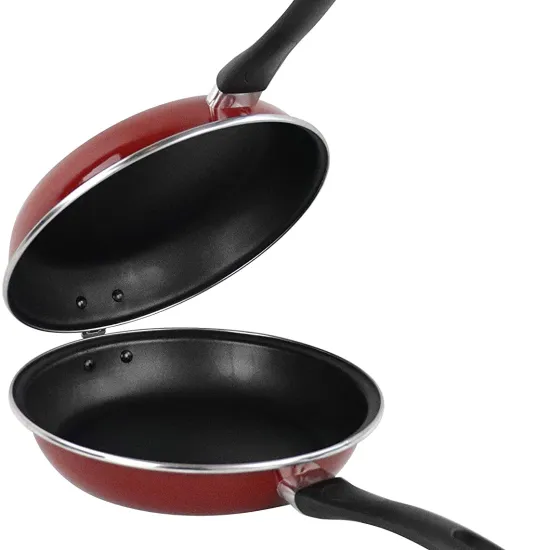 Factory Price Cookware Set: Nonstick Round Fry Pan & Double-Side Grill Pan