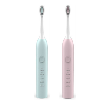 Brosse à dents électriques sonores électrique sur mesure personnalisée avec fonctionnalités de blanchiment et de désinfection