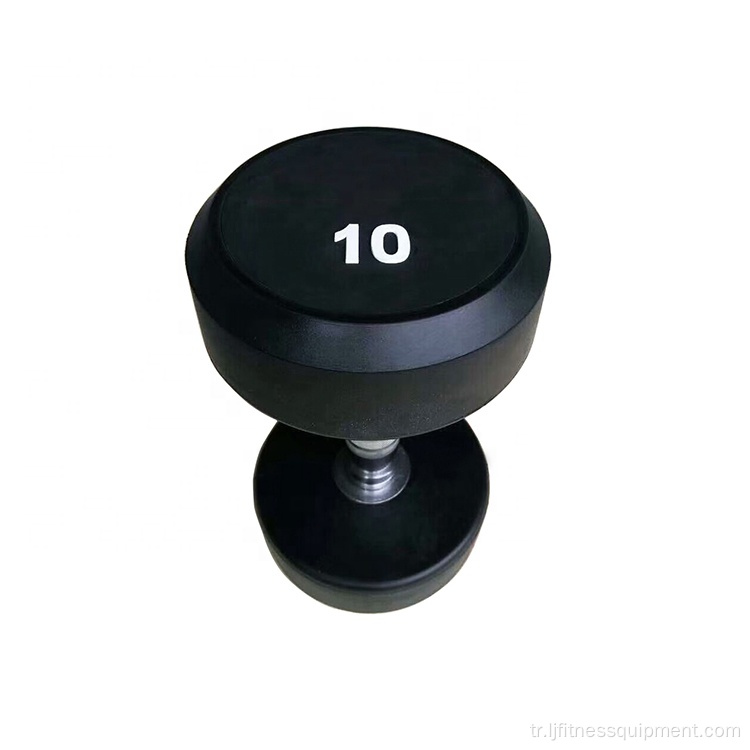 Egzersiz Ağırlığı Salonu Dumbbells Kauçuk Kaplı Dumbbell Seti