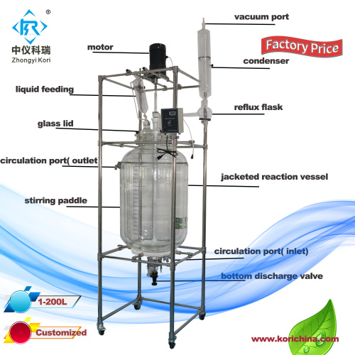 SF-50L glass crystallization reactor 50l