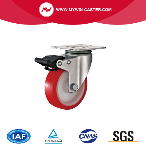 Amerykańska płyta na średnim świetle obrotowa Total Lock PP Caster