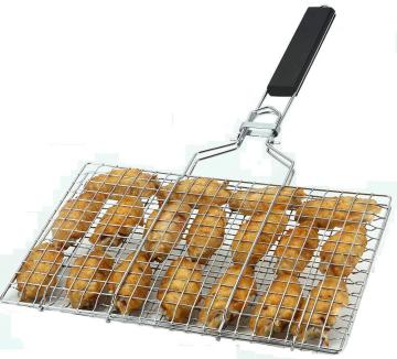 Portable Removable BBQ Grill Basket for Efficient Grilling