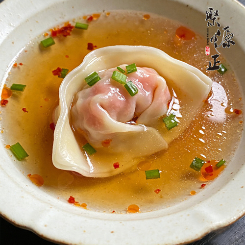 El Yapımı Taze Karides Domuz Eti Zanaatkar Küçük Wontons