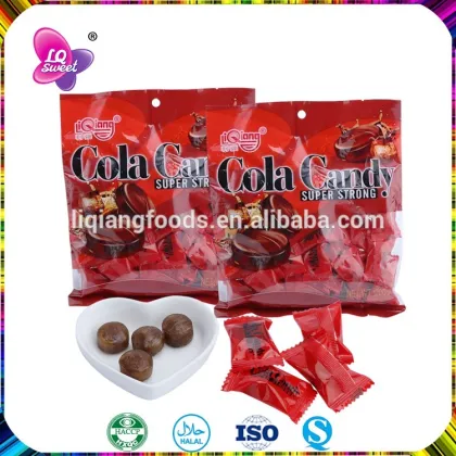 Fizzy cola flavor candy