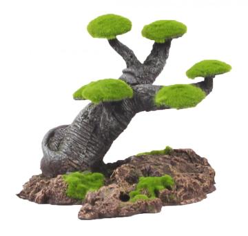 Moss tree stump