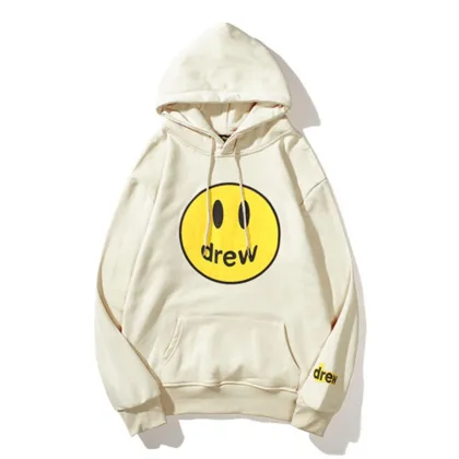 Yellow Smiley Pullover Sweatshirt