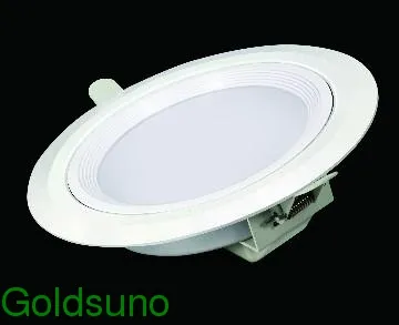 CRI above 80Ra 10W led downlights with pure aluminum material