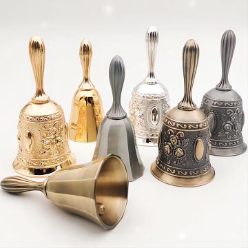Vintage Brass Hand Bell: A Timeless Tool for Early Education and Meal Passing