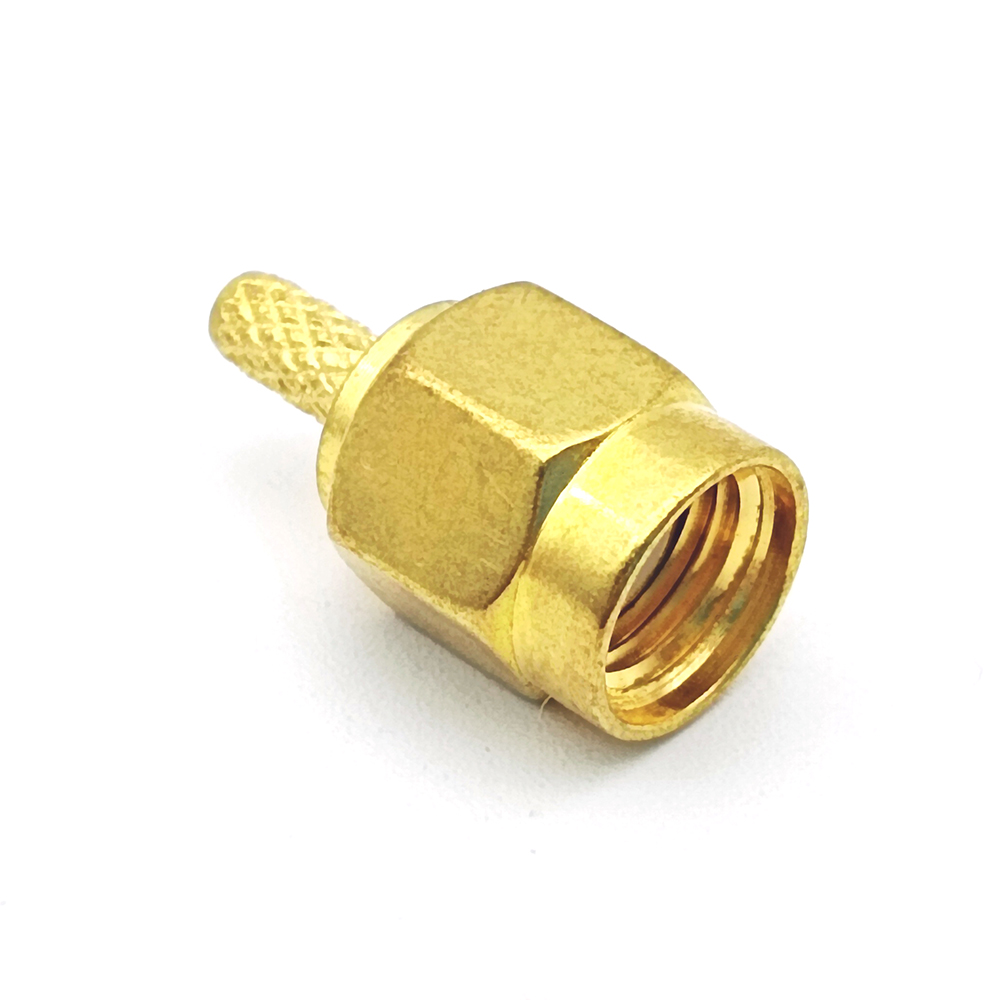 Male Female SMA RF Coaxial Cable Connector