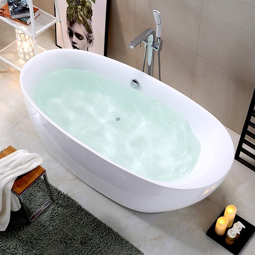 Kleine Whirlpool Acryl tragbare Badewanne für Erwachsene