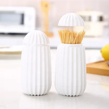 Wholesale White Plastic Toothpick Holders for Homes, Restaurants, and Hotels