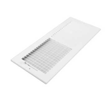 2SW 16x6\" Exhaust Air Grille: 2-Way Flat Stamped Steel Supply Vent Cover - Grille Register for Sidewall or Ceiling