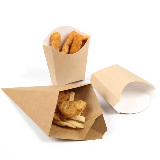 Customizable Paper Cones for French Fries and Waffles: Perfect Packaging Solutions