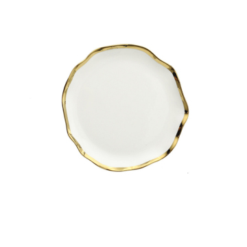 Wholesale Luxury Nordic Style Black White Ceramic Tableware