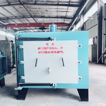 Hot air circulation chamber type tempering furnace