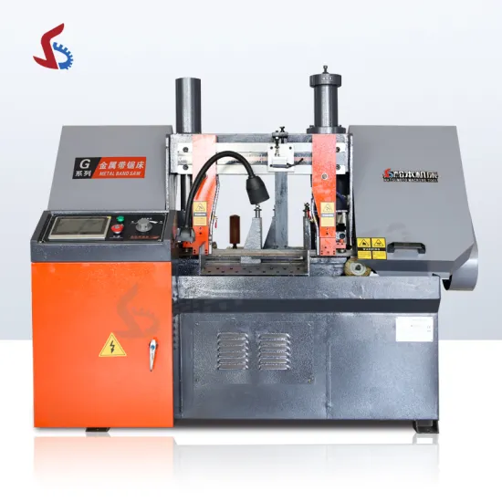China Automatic Band Saw Machine 300mm G4230 Manual Feed Horizontal Metal Cutting