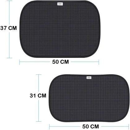 Magnetic Collapsible Automotive Window Sun Shade 30x50cm