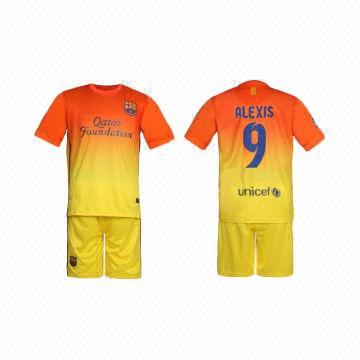 Sports apparel, 100% national and club design, OEM/ODM accepted, with small MOQ available