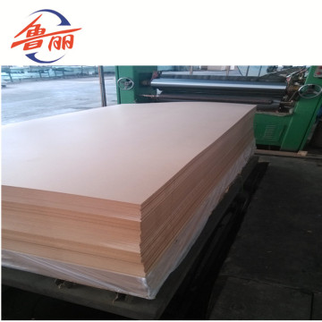 1220X2440mmX5mm Okoume قشرة MDF صفائح للزينة