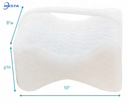 Cooling Gel Memory Foam Pillow for Hip, Knee Support - Ideal for Side Sleepers & Pregnant Women