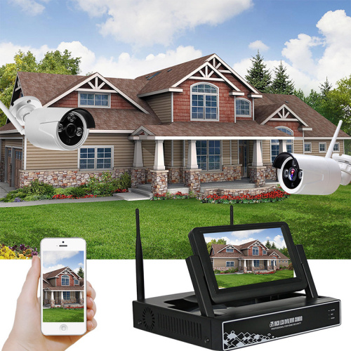 1.3/2.0MP Wifi NVR Kits with 7" LCD Screen