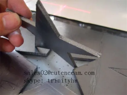 PP corrugated coroplast cutting folding machine