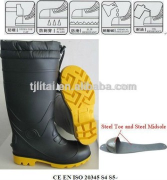 PVC special safety cold-resistant rain boots for industry