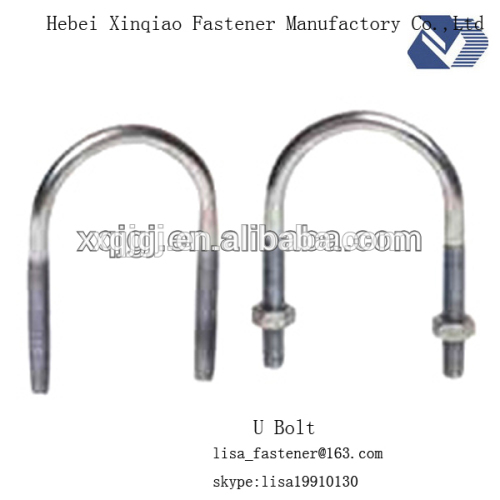 Galvanized High Strength U Bolt And Nuts, High Quality Galvanized High