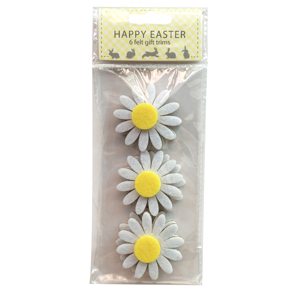Daisy Pattern Easter Sticker