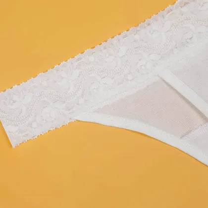 T Back LowWaist See Through Panties Silk Seamless