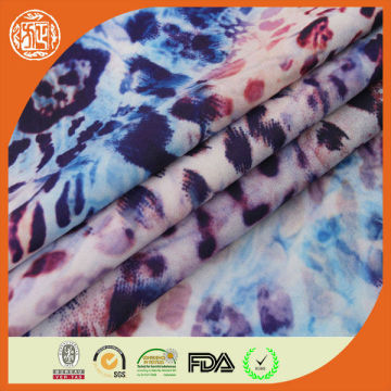 100%polyester high quality cow print fabric