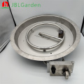 Outdoor Stainless Steel Natural Gas Fire pit pan