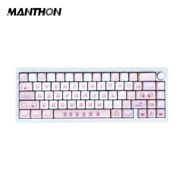 133 Schlüsseln Erdbeer -Kaninchen -PBT -Farbstoff Sublimation MOA -Profilschlüsselkaps