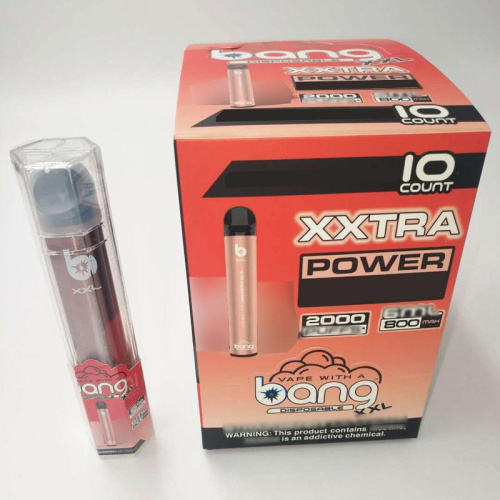 Bang XXL Fluxo descartável VAPE PREÇO 2000 PUFFS