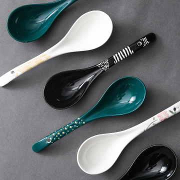Japanese Style Ceramic Soup Spoon and Measuring Spoon Set - Factory Direct Flatware for Restaurants and Gifts
