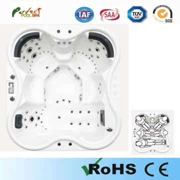 Spasial Shape Design Outdoor Jacuzzi for 5 People