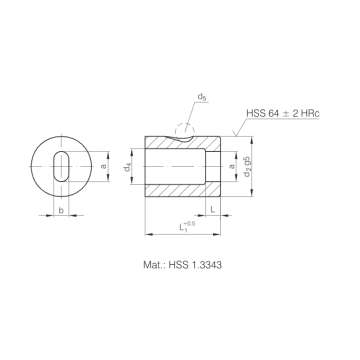 Kugelverriegelungsmatrizen Rund / geformt zum Schneiden von Elementen